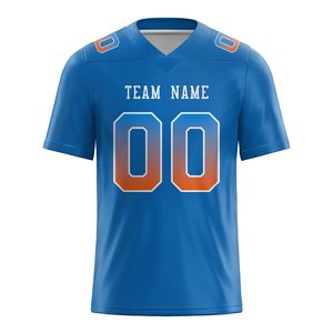 เสื้อฟุตบอลอเมริกันไซส์ XL เสื้อโพลีเอสเตอร์ผ้าตาข่ายสีพื้นสำหรับผู้ใหญ่และเยาวชนเสื้อกีฬาออกแบบได้ตา<span class=keywords><strong>ม</strong></span>ต้องการจำนวน - Product Image 3