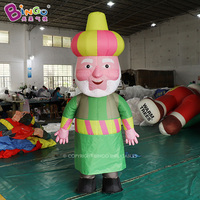 Ballon gonflable géant en forme de mosquée, mascotte gonflable, décorations de dessins animés pour le Ramadan, idéal pour les fêtes et événements.