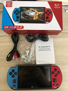 Hot Xách Tay Retro X7 Cộng Với Cổ Điển Trò Chơi Giao Diện Điều Khiển Cầm Tay 5.1 Inch Màn Hình 128 Bit <span class=keywords><strong>Video</strong></span> Trò Chơi Máy Nghe Nhạc Với Đầy Đủ Màu Sắc Màn Hình - Product Image 3