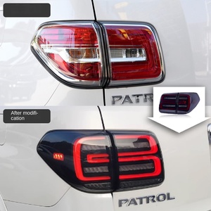 For 2012-2019 for Patrol Y62 <b>Red</b> <b>LED</b> Rear Taillight Assembly Upgrade with Running <b>Lights</b> and Flowing Turn Signals - Product Image 2