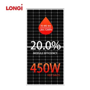 Высокоэффективные солнечные панели Longi 450 Вт 540 Вт, 455 460 Вт, 545 Вт, 550 Вт, солнечные панели для электростанции