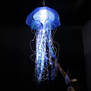 Luci a Forma di Medusa in Ferro Luminose e Colorate per Matrimoni, Decorazione Creativa e Romantica per Soffitto, Cielo Stellato Oceanico per Bar - Product Image 2