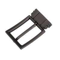 Ceinture réversible pour hommes, largeur de boucle classique rotative en alliage de Zinc, accessoire en métal, pour hommes