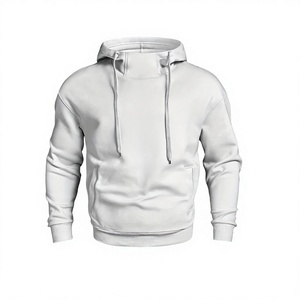 High Quality 400gsm Heavyweight <b>Men's</b> Oversized Hooded Sweatshirt Solid Color Cotton French Terry Knitted Casual Vacation - Product Image 3