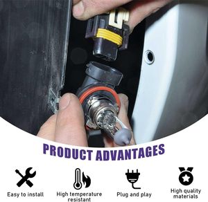 Presa del cablaggio del faro automobilistico 9005 9006 9012 H10 connettore femmina cavo a spirale per fendinebbia e Retrofit del proiettore - Product Image 3