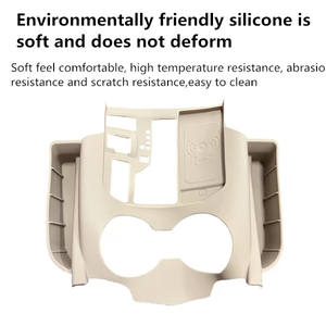 Prix usine accessoires de voiture de haute qualité boîte de rangement de contrôle Central en Silicone pour toyota <span class=keywords><strong>Land</strong></span> <span class=keywords><strong>Cruiser</strong></span> 300 accessoires de voiture - Product Image 3