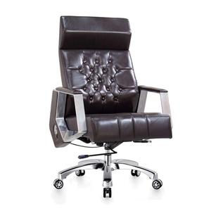 Hot Selling Cool <b>Desk</b> Chairs High Back Leather boss Office Chair - Product Image 2