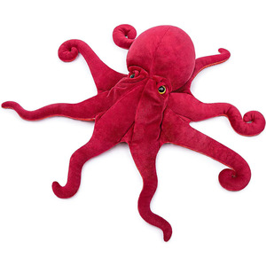 Peluche de Pulpo de Simulación Rojo, Suave, Realista, de Agua Profunda, para Niños y Niñas, Personalizable - Product Image 1