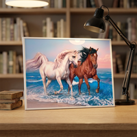 Zebulun - Impresión Lenticular 3D con Temática Animal, Plástico, 40x30cm, Pintura Decorativa para el Hogar, Póster, Regalos Promocionales