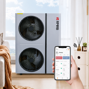 Pompe à chaleur air-eau 21,5 kW R32 EVI à COP élevé, avec WiFi, pour chauffage, refroidissement et ECS, fonctionnant en basse température ambiante, chauffe-eau OEM - Product Image 3