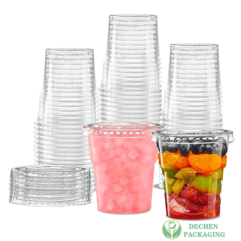 Tasse à muffins pour animaux de compagnie, en forme de U, tasses jetables en plastique PP pour thé au lait