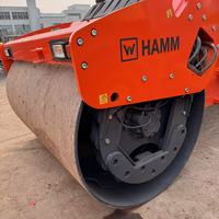 Rouleau compacteur vibrant à tambour unique HAMM HD138 de 13,4 tonnes, moteur diesel, pompe et moteur, prix bas, machine robuste