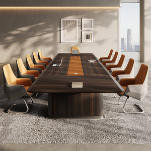 Mesa <span class=keywords><strong>de</strong></span> Conferencias Grande, Moderna, para Sala <span class=keywords><strong>de</strong></span> Reuniones, Escritorio <span class=keywords><strong>de</strong></span> Oficina, Minimalista, <span class=keywords><strong>de</strong></span> Lujo, Rectangular Larga, <span class=keywords><strong>de</strong></span> Alta Gama, para Negociaciones - Product Image 4