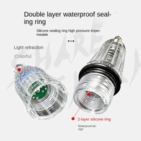 Lampe sous-marine pour attirer les poissons, lumière étanche en acrylique et plastique pour la pêche en eaux profondes, pour le bar, le marlin, le cabillaud