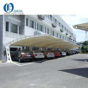 Q235 thép <span class=keywords><strong>carport</strong></span> xe hơi bãi đậu xe Lều màng xây dựng cấu trúc độ bền kéo - Product Image 5