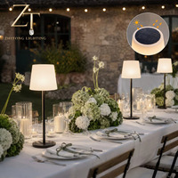 Lampe de table solaire LED pour restaurant, camping en plein air, ambiance de table, RGB, étanche, rechargeable, pour mariage, jardin