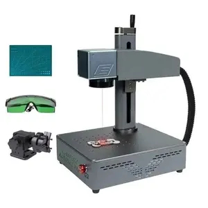 DAJA S4 20W 30W Fiber Laser Marking Engraving Machine For Sale Factory Direct Price Blade Knife MAX Laser Source Metal Engraving
