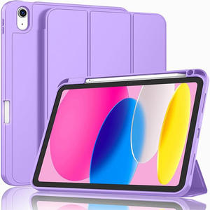 Étui pour tablette iPad mini 6, compatible avec iPad mini 7, autocollant anti-pliage pour l'arrière, étui de protection pour tablette à trois volets - Product Image 2