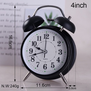 Phổ biến thiết kế tùy chỉnh 2025 trẻ em đồng hồ báo thức 4inch giá rẻ ánh nắng mặt trời đồng hồ báo thức - Product Image 3