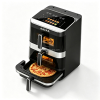 Four à Friture à Air Chaud Numérique 3-en-1 (7L+5L) – Grande Vente sur Alibaba – Prise en Charge du Logo Personnalisé, OEM, ODM – Cuisson Multi-Plats pour Toute la Famille