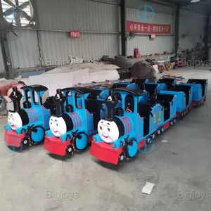 Kendaraan hiburan kereta track mini anak-anak thomas jalur kereta api