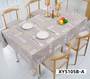 Mantel de vinilo de Pvc de lujo para mesa de restaurante Buffect de boda - Product Image 5