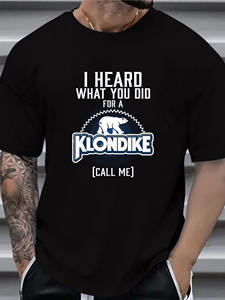 T-shirt da uomo casual alla moda taglie forti con stampa slogan 'I Know You've Done for Someone', in tessuto satinato traspirante ad asciugatura rapida digitale - Product Image 4