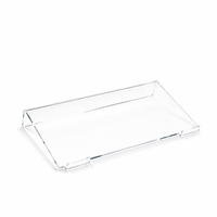 Support de Clavier en Acrylique Transparent, Présentoir de Bureau Sans Outil, Support Poli pour Maison, Bureau, Magasin d'Informatique