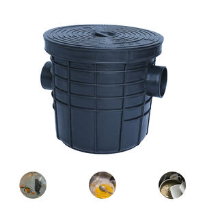 Trampa de grasa de plástico HDPE moderna, nuevo separador de aceite para exteriores y trampa de grasa para drenaje doméstico y uso en la cocina - Product Image 2