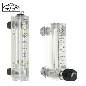 LZM سلسلة لوحة الاكريليك PVC المياه مقياس تدفق غاز الهواء مقياس الجريان المغناطيسي البريطاني - Product Image 1