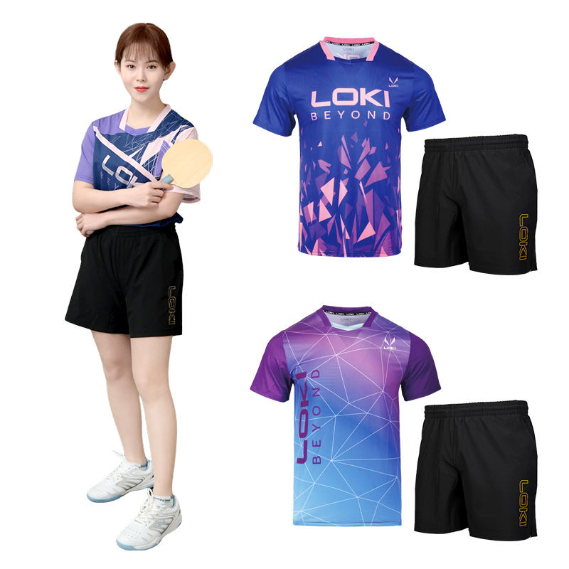 Loki Table Tennis T-Shirts - Summer Ice Feeling Sportswear