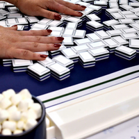 2026 Set Mahjong Amerika Musim Dingin 5 Lapis Akrilik Tri-Stripe Terlaris Baru untuk Pecinta Ski, Hadiah Liburan Ulang Tahun
