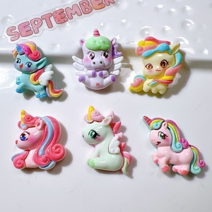 Breloques en résine faites à la main bricolage accessoires pour animaux <span class=keywords><strong>licorne</strong></span> princesse boucle <span class=keywords><strong>de</strong></span> chaussure eau tasse pâte crème colle Patch-articles en gros - Product Image 3