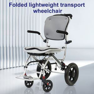 מפעל מכירה ישירה באיכות גבוהה מסגסוגת אלומיניום מעובה גב ידני נכים - Product Image 6