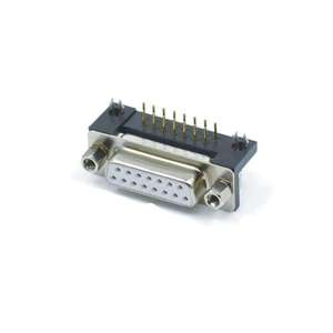 ขั้วต่อ D-SUB 15 พิน DB15 แบบตัวเมีย DIP R/A สำหรับ PCB ขั้วต่อคุณภาพสูง - Product Image 2