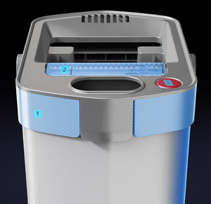 Separa el Agua Limpia de la Sucia. Mopa para suelos domésticos de doble uso, en seco y húmedo, sin necesidad de enjuague, la solución definitiva para una limpieza sin complicaciones. - Product Image 4