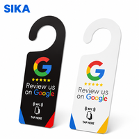 Carte de visite professionnelle NFC SIKA pour hôtel, carte PVC ISO avec code QR, étanche, carte de membre avec étiquette « Ne pas déranger »