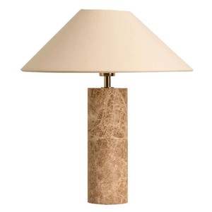 Lámpara de Mesa Estilo Mármol, Fuente de Luz LED E27, Cuidado de la Vista, para Sala de Estar y Dormitorio - Product Image 3
