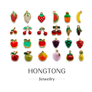 قلادة على شكل قطرة زيت الموز والفراولة سهلة الاستخدام قلادة الأفوكادو والبطيخ قلادة للنساء مجوهرات جذابة - Product Image 2