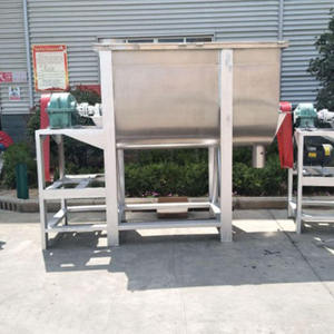 เครื่องผสมแบบกวนด้วยความร้อนแนวนอนสำหรับผสมอาหารสัตว์ ครีม เครื่องสำอาง แป้ง สีเหลว สบู่เหลว สีผง - Product Image 2