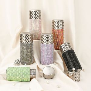 Luxury Women Pure Titanium Diamond Lipstick Insulated Cup Portable Magnetic Lid Gift <b>Box</b> Package for Gifting - Product Image 4