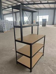 Estantería Metálica de 5 Niveles para Almacén, con Banco de Trabajo, Diseño sin Pernos, Recubrimiento en Polvo, Gran Oferta - Product Image 3