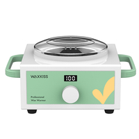 Calentador de cera para depilación de etiqueta privada de 500ml, calentador de cera depilatorio electrónico profesional, máquina de cera con enchufe de EE. UU. para ventas al por mayor