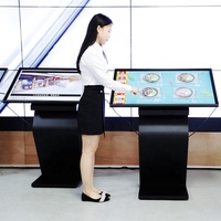 Écran LCD horizontal de 55 pouces, affichage numérique, écran tactile Android, table intelligente, écran publicitaire commercial, moniteur TV