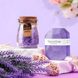Mom Wife Sister <b>Girlfriend</b> Bestie Unique Purple Lavender Spa Bath Relaxation Birthday Self Care Gift Basket Set - Product Image 4