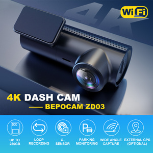 Nhà Máy Trực Tiếp Xe Máy Ảnh Dash Cam Bãi Đậu Xe 32G 4K Dash Cam Xe DVR Ghi Âm Wifi Ứng Dụng Điều Khiển Dashcam Cho Xe Ô Tô ZD03 + HW + 32G - Product Image 3