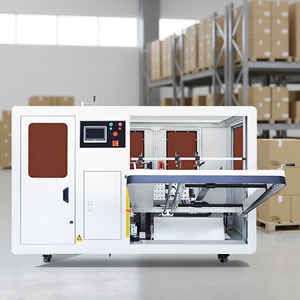 เครื่องขึ้นรูปกล่องกระดาษอัตโนมัติ 25 ชิ้น เครื่องทำกล่องกระดาษอัตโนมัติ เครื่องขึ้นรูปกล่องกระดาษแบบอัตโนมัติ - Product Image 1