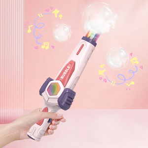 Baguette Magique Musicale Extérieure pour Bulles d'Été avec Effet de Fumée pour Enfants – Jouet Créateur de Bulles Unisexe - Product Image 1