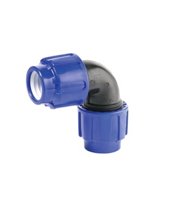 Grado industrial 50 MM PP MDPE Compresión Directo al por mayor Exportador Accesorios de tubería lisos de alta presión Codo igual de alta calidad - Product Image 2