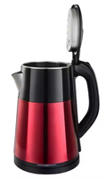 Bouilloire Électrique Sans Fil 1800W de Haute Qualité en Acier Inoxydable Coloré avec Protection Anti-Ébullition à Sec et Contrôle de Température, 1,8L, pour Usage Domestique